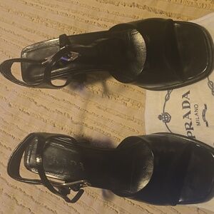 Prada Black Women's Sandals